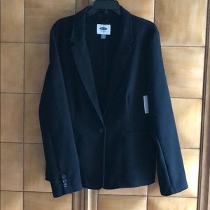 Black Ponte Knit Blazer NWT
